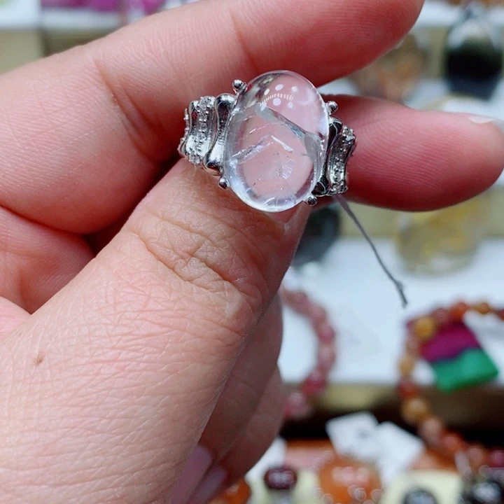 水晶颈饰未镶嵌不*水晶