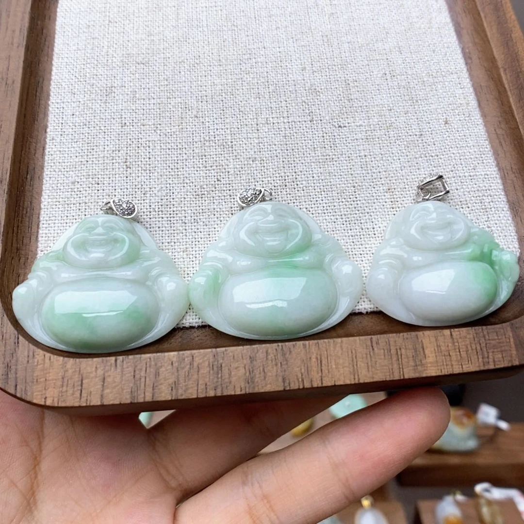 【闪购商品】银S925镶嵌挂件翡翠发其一