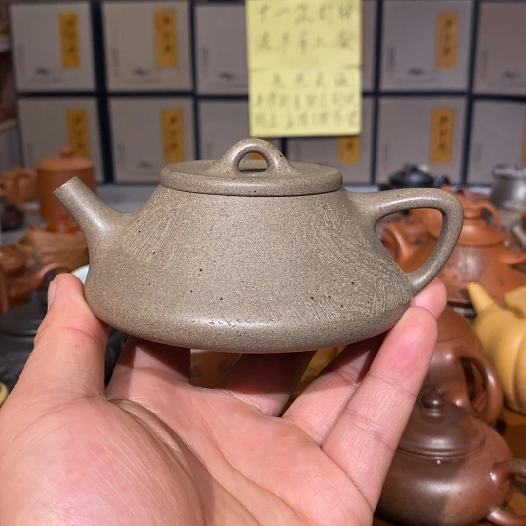 紫砂茶壶凑*凑原矿零添加青段纳瓢175cc