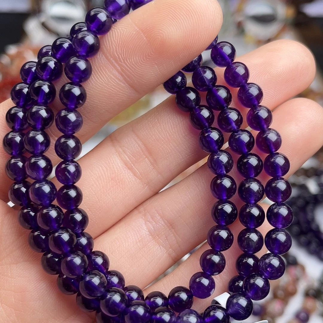 未镶嵌水晶手串天然