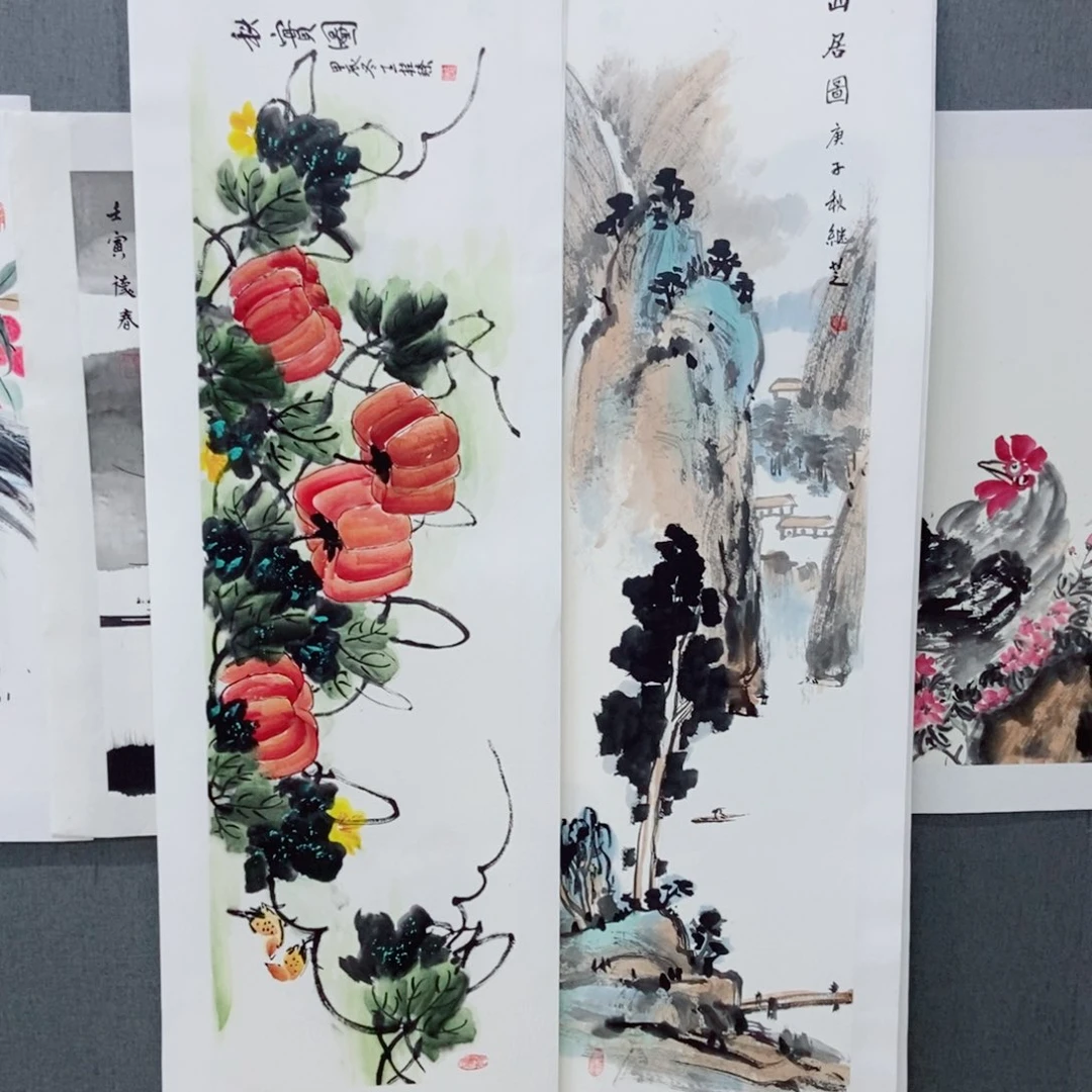 国画手写手绘国画65到75随机发