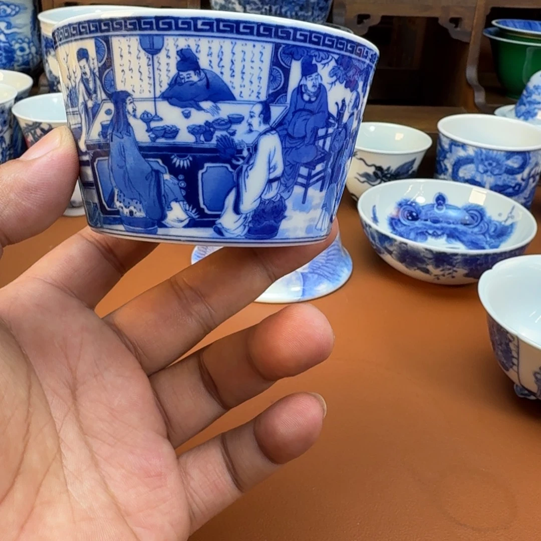 *****陶杯子景德镇全手工手绘陶瓷