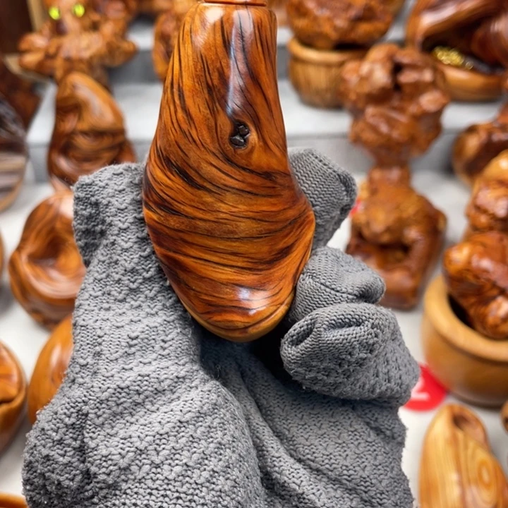 木太行精品黑油坨把件鉴赏期48小时