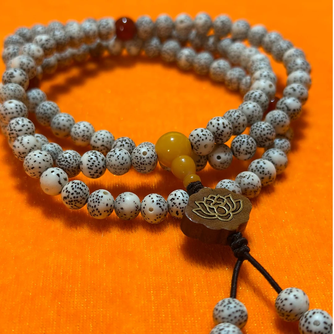 非金属木质手链 【星月菩提】师傅推荐天然星月菩提手串