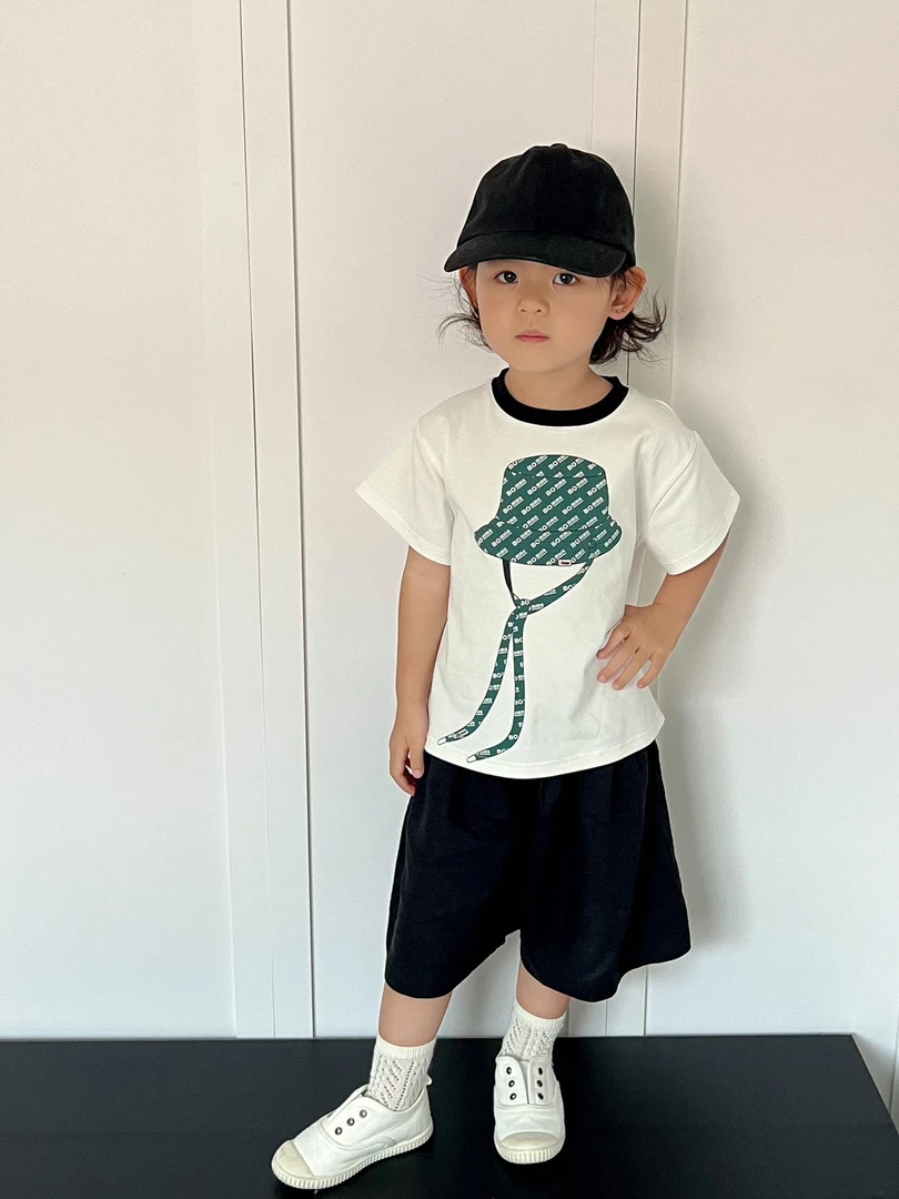 【直播间专属链接】渔夫帽黑白短袖