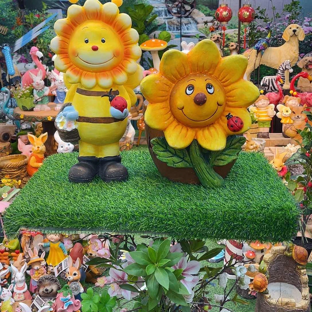 红陶花园庭院摆件