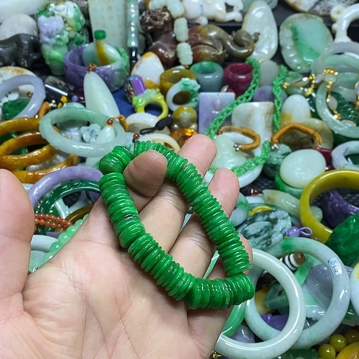 颈饰未镶嵌翡翠缅甸翡翠首饰配饰