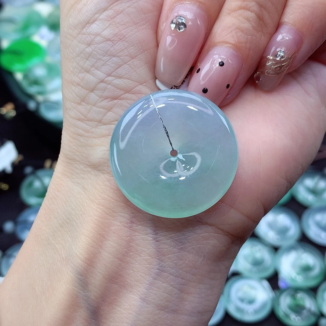 颈饰未镶嵌翡翠编号77尺寸27.8/6.1