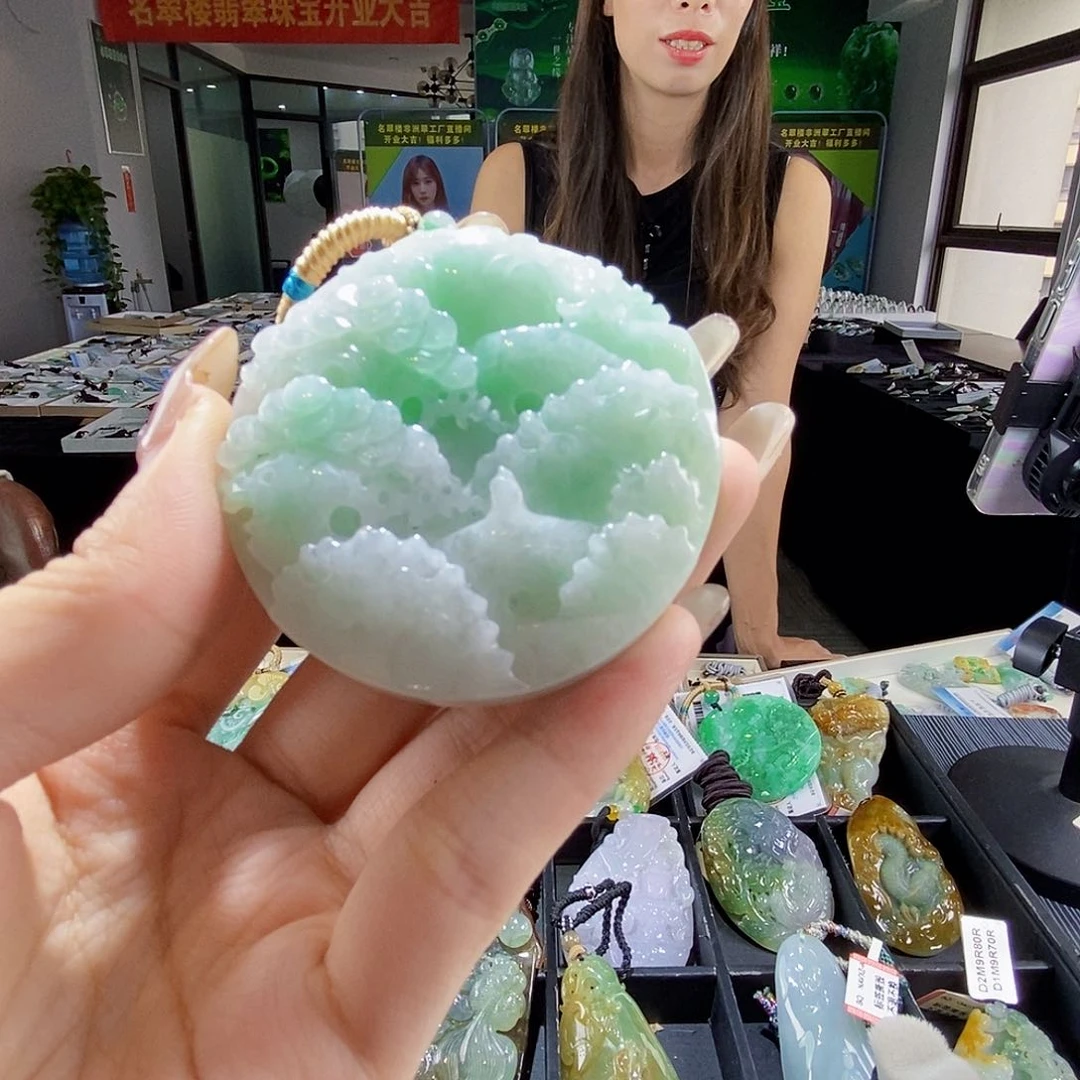 颈饰未镶嵌翡翠翡翠