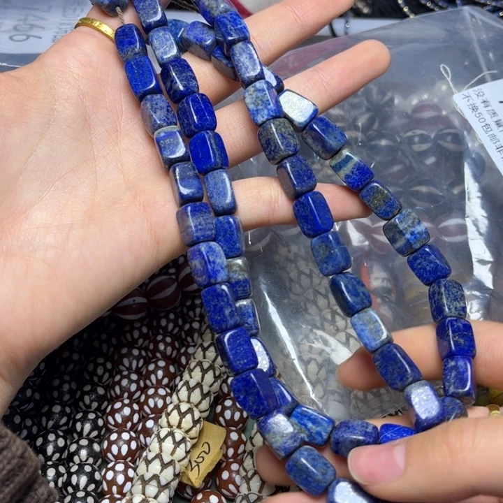 颈饰玻璃7786 青金石一条