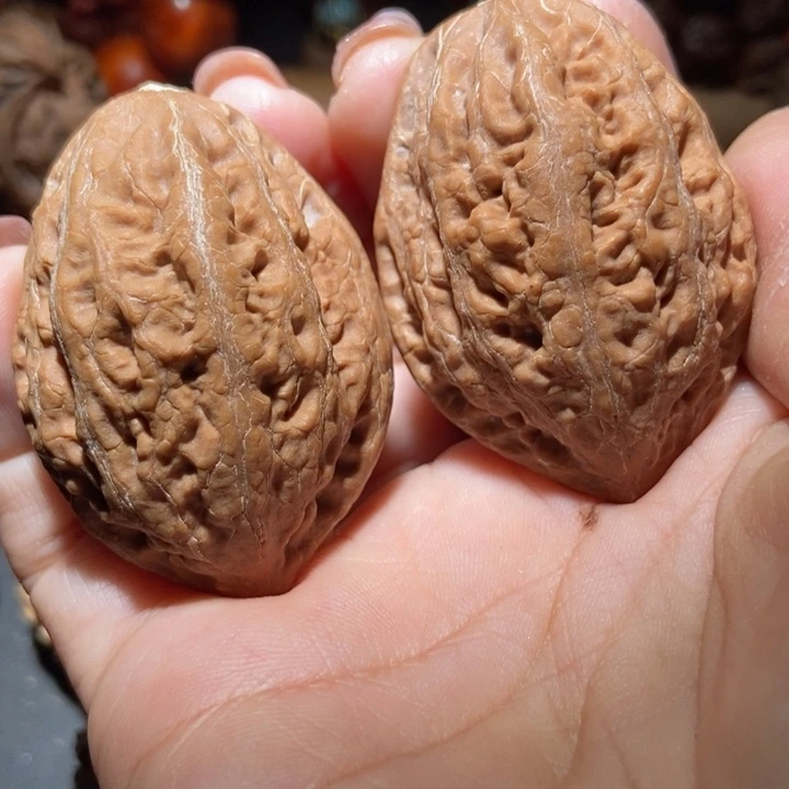 把件文玩核桃东北楸子小雪89