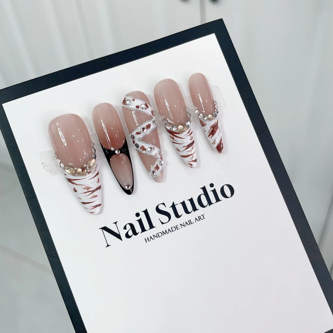 【神秘之夜】♡ 小指艺手工穿戴甲