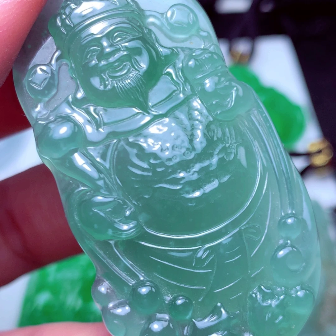 翡翠未镶嵌颈饰天然A货翡翠