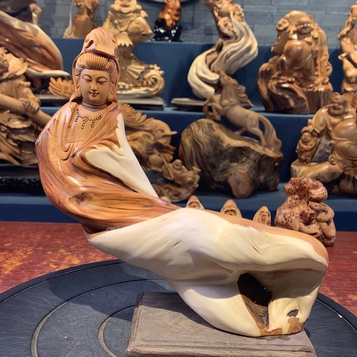 柏木（崖柏）根雕摆件