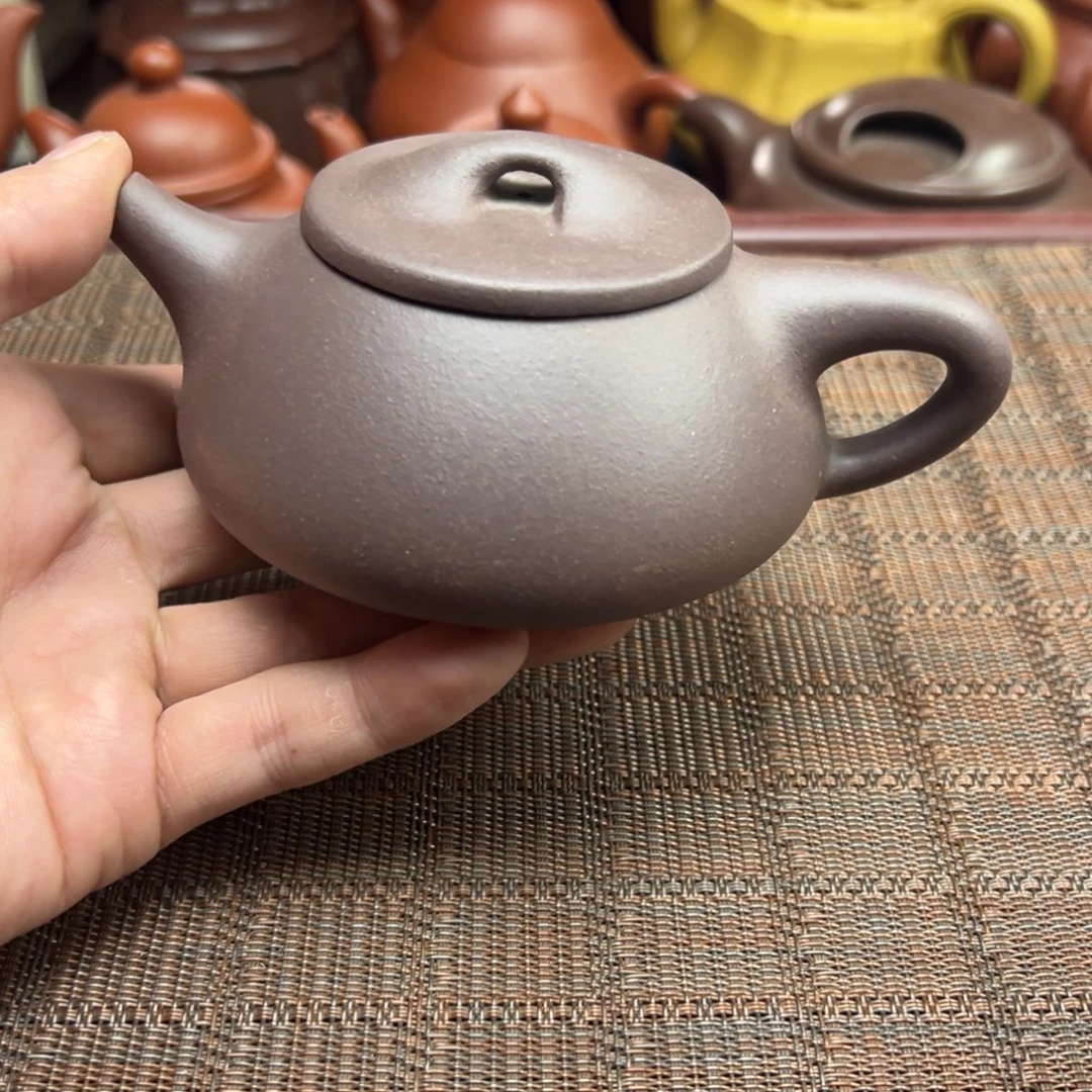 茶壶紫砂宜兴原矿紫砂壶200毫升容量