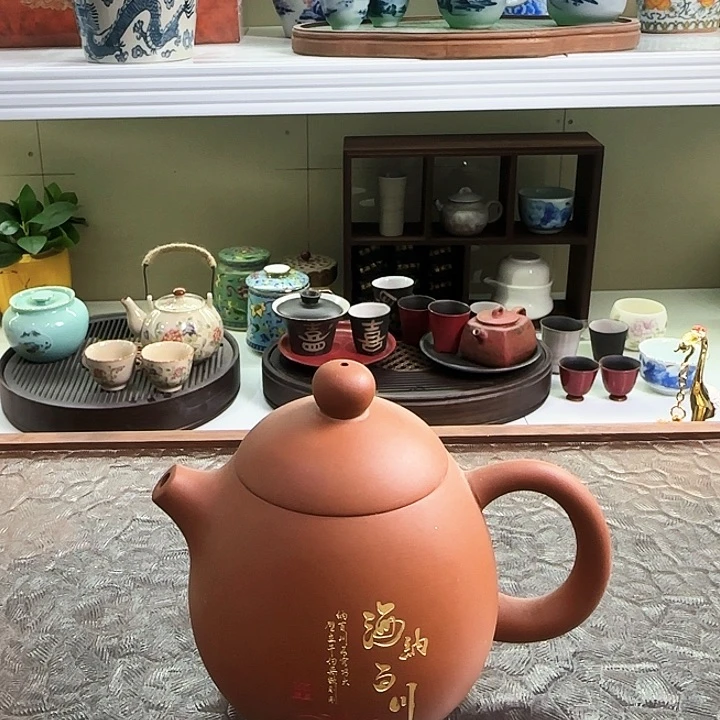 青花瓷器旅行茶具茶叶罐玻璃杯个人杯