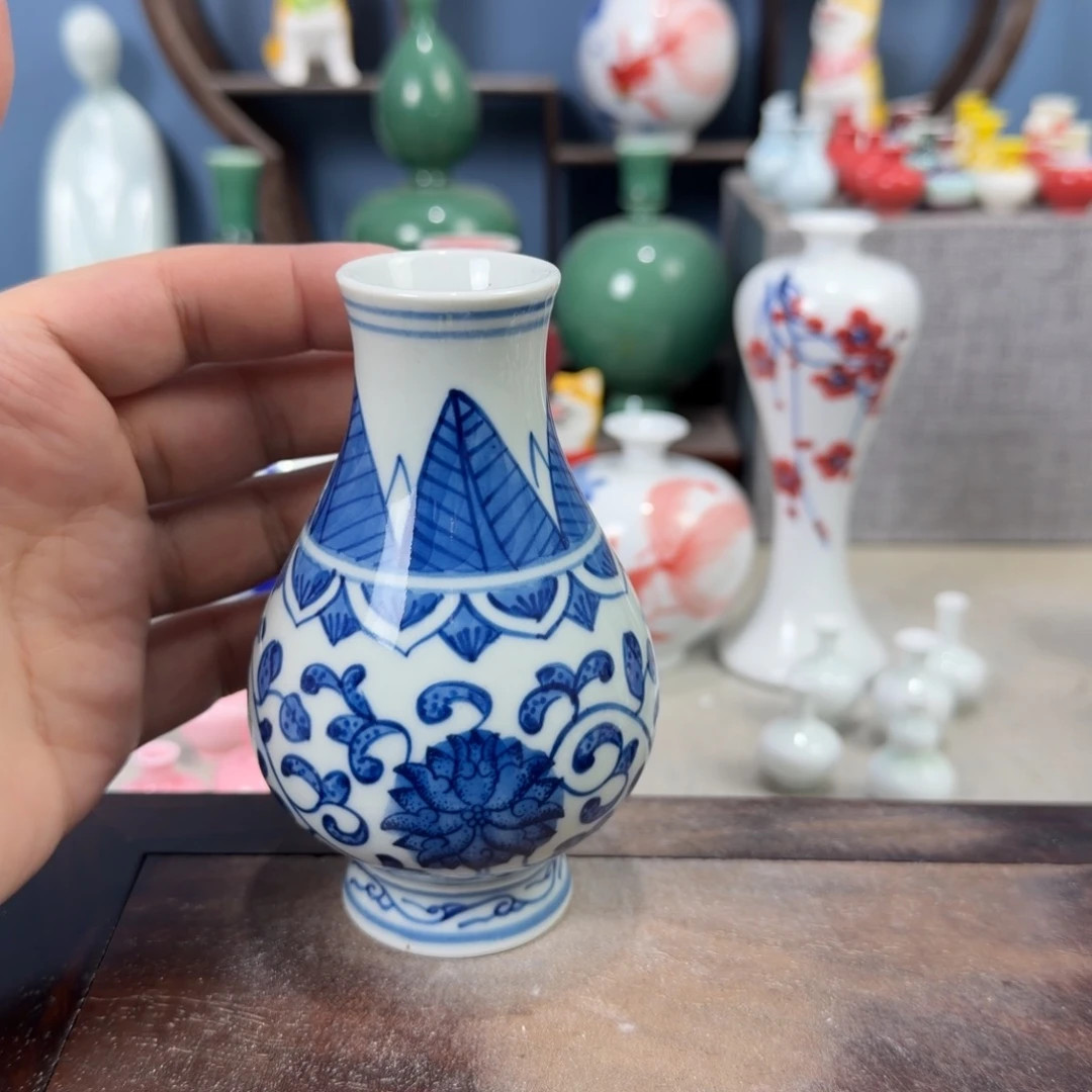 陶瓷手工小花器摆件