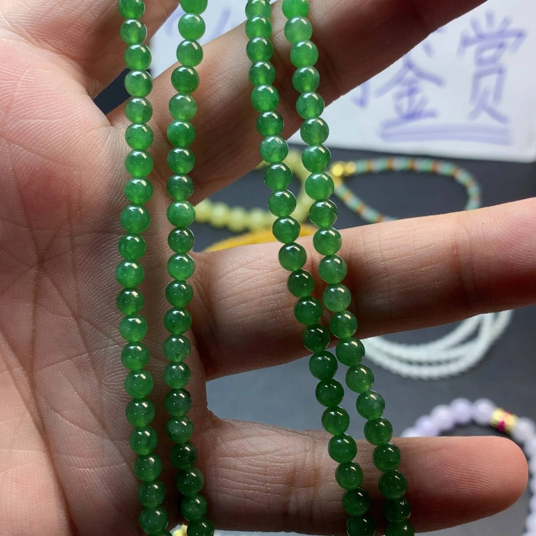 定制翡翠未镶嵌纯天然缅甸翡翠A货卡4