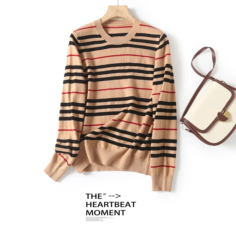 女士羊毛开衫休闲显瘦温柔针织优质秋冬弹性 小草  LB-BN659