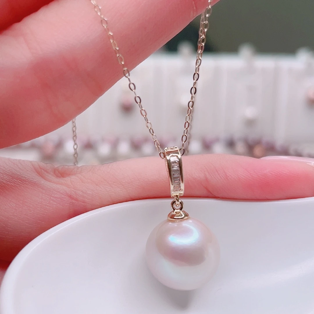 淡水珍珠吊坠(赠链)合金
