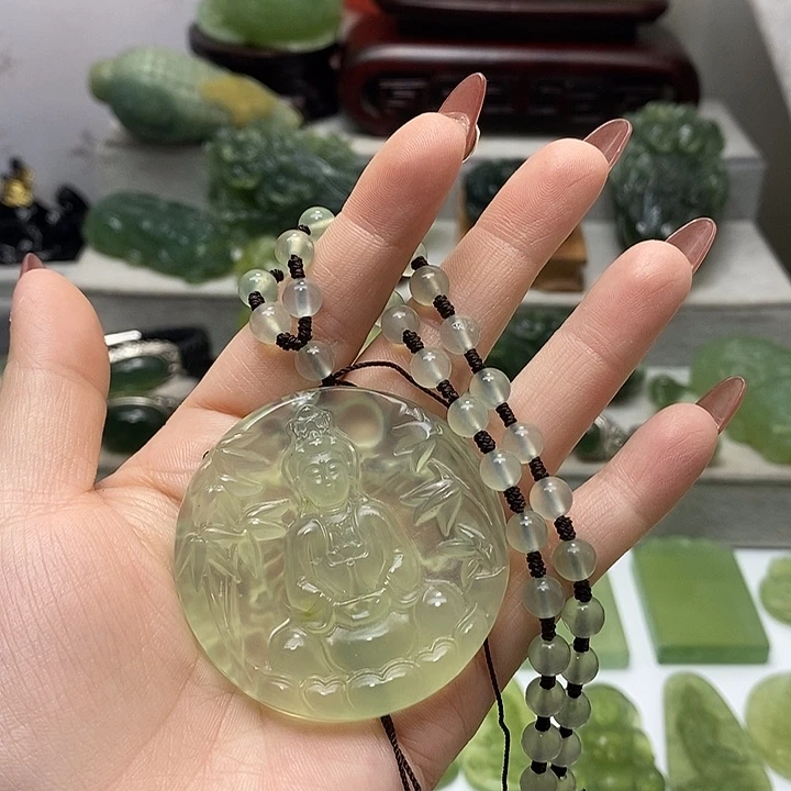 未镶嵌岫玉挂件～*～
