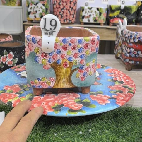 红泥花盆?景德镇陶瓷