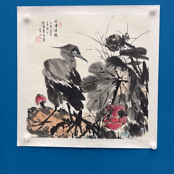 国画孙老师展览原作
