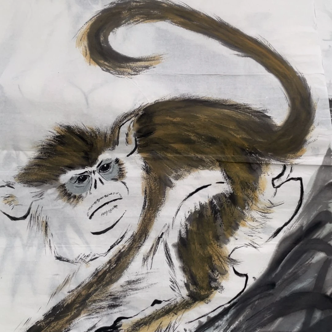 国画无落款老师绘画