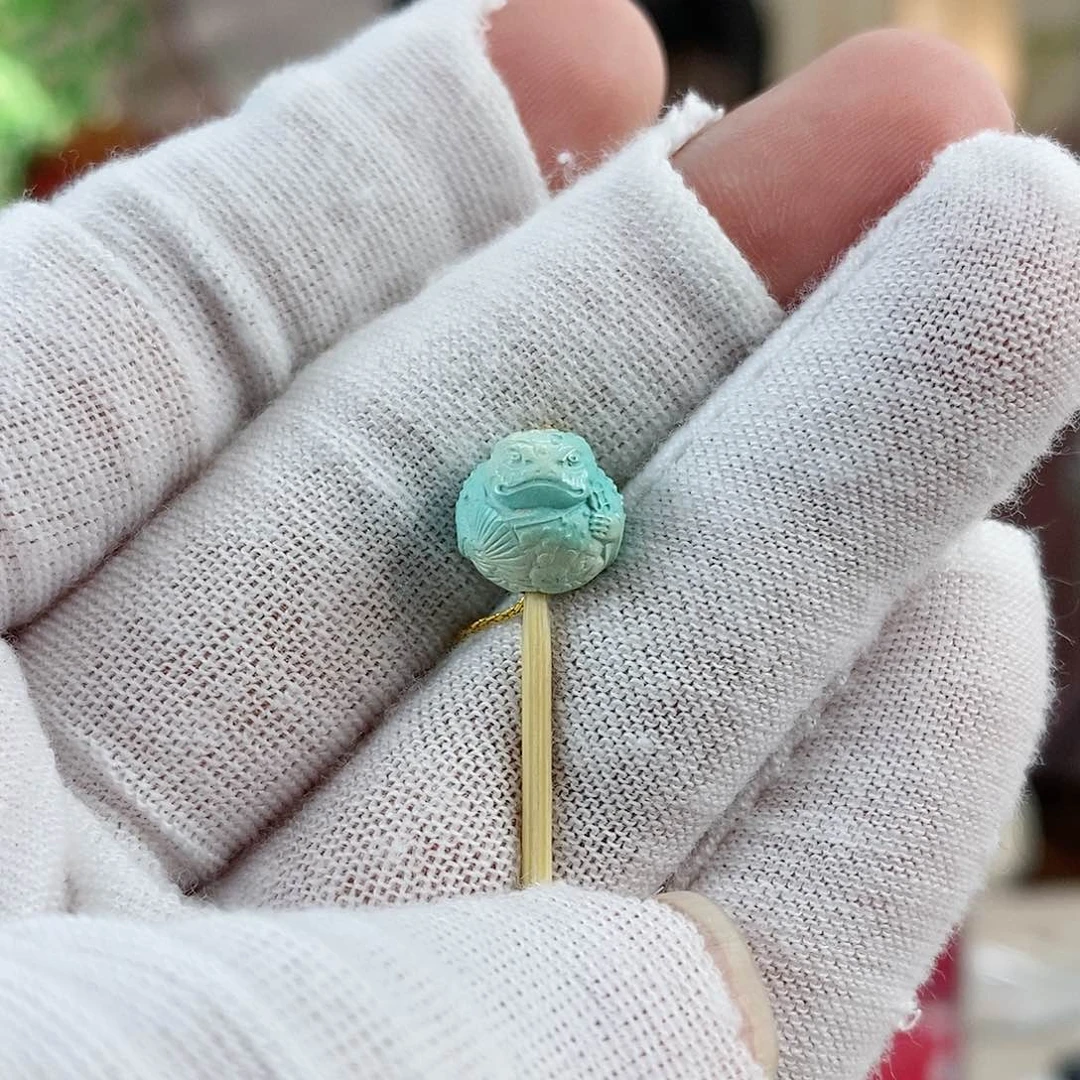 绿松石珠宝奇石未镶嵌