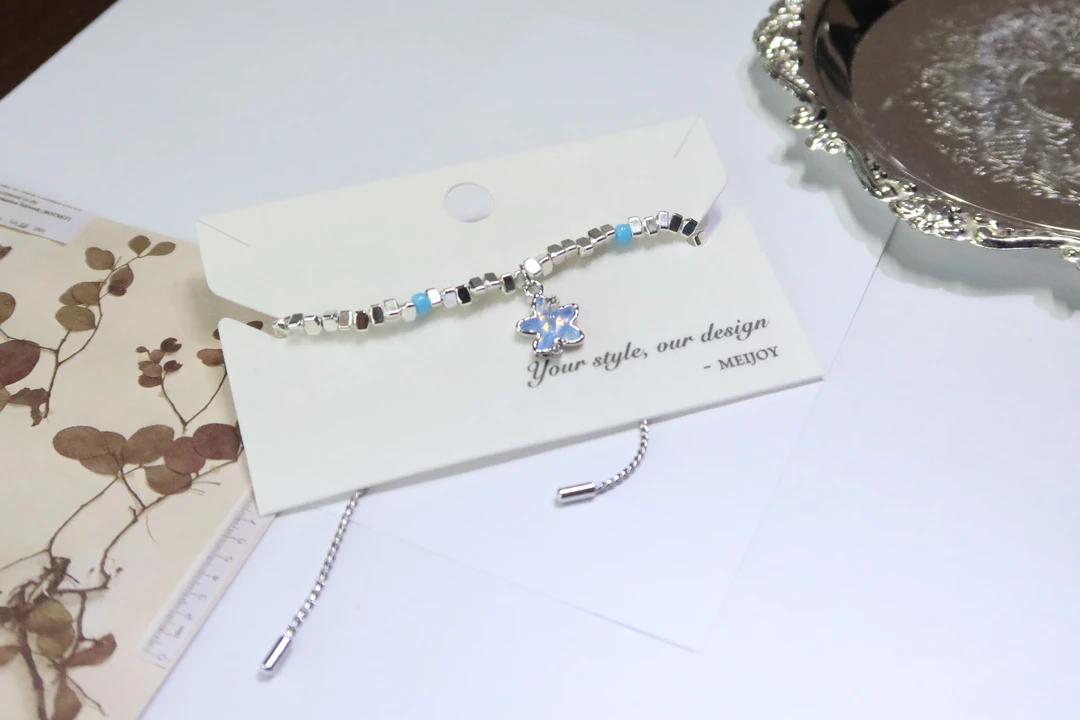 合金手链 ins时尚百搭个性创意轻奢蓝色海星手链