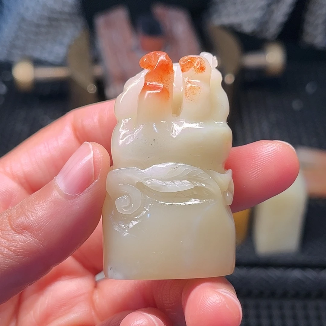 寿山石印石这么大个人都有