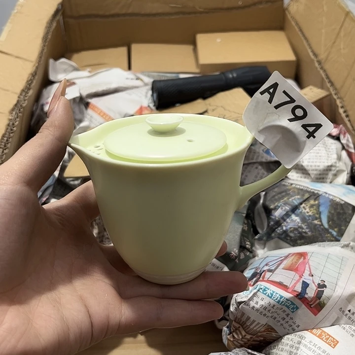 瓷片茶摆件工艺品摆件666