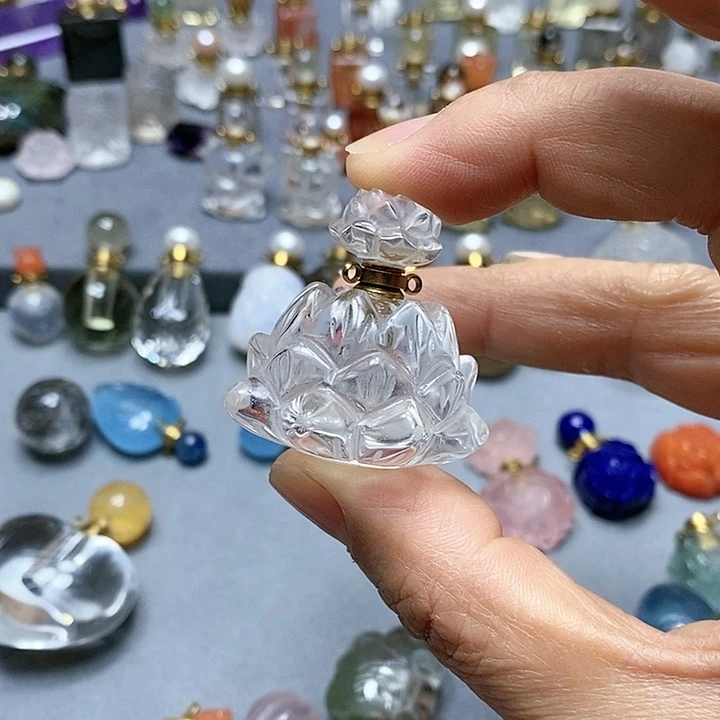 未镶嵌珠宝半成品水晶小**贝水晶