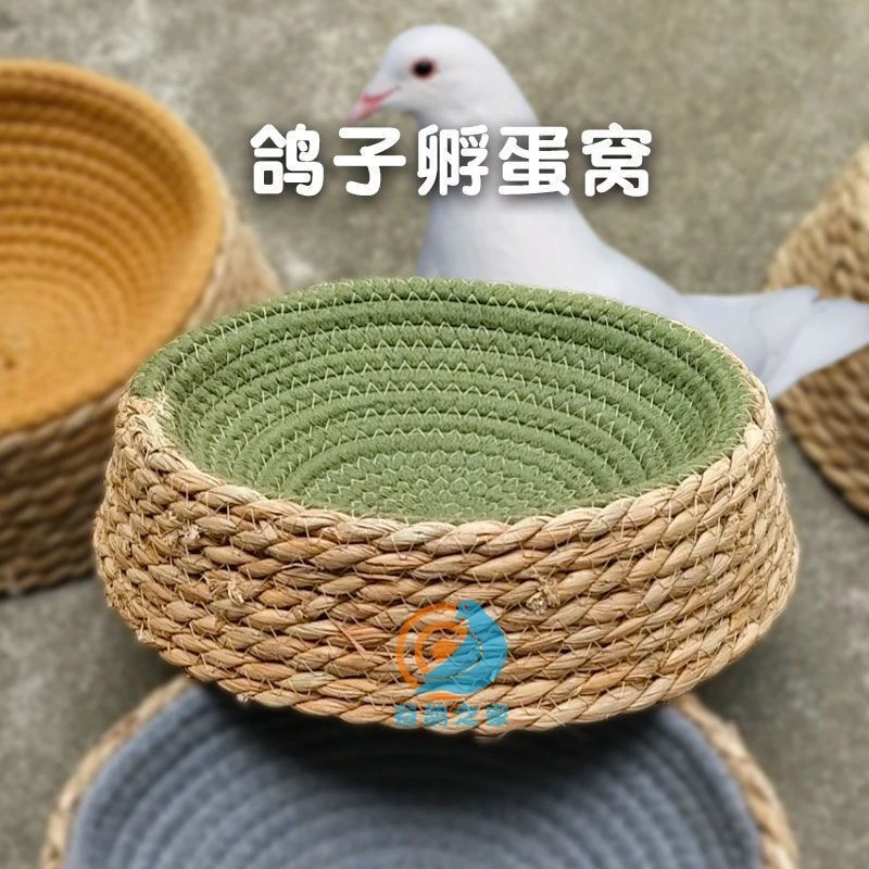 鸽子专用蒲草窝孵蛋繁殖必备鸽巢信鸽用品
