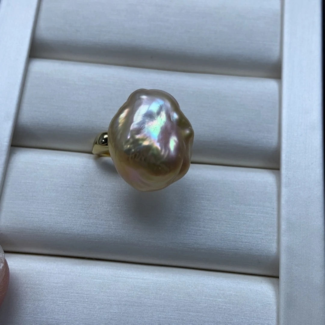 淡水珍珠戒指合金Y****a特价187