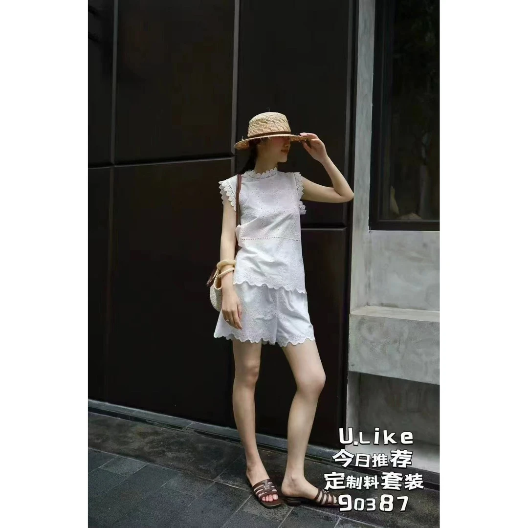 晶姐-90387欧货女装春夏季简约韩版网红春夏洋气时尚百搭背心