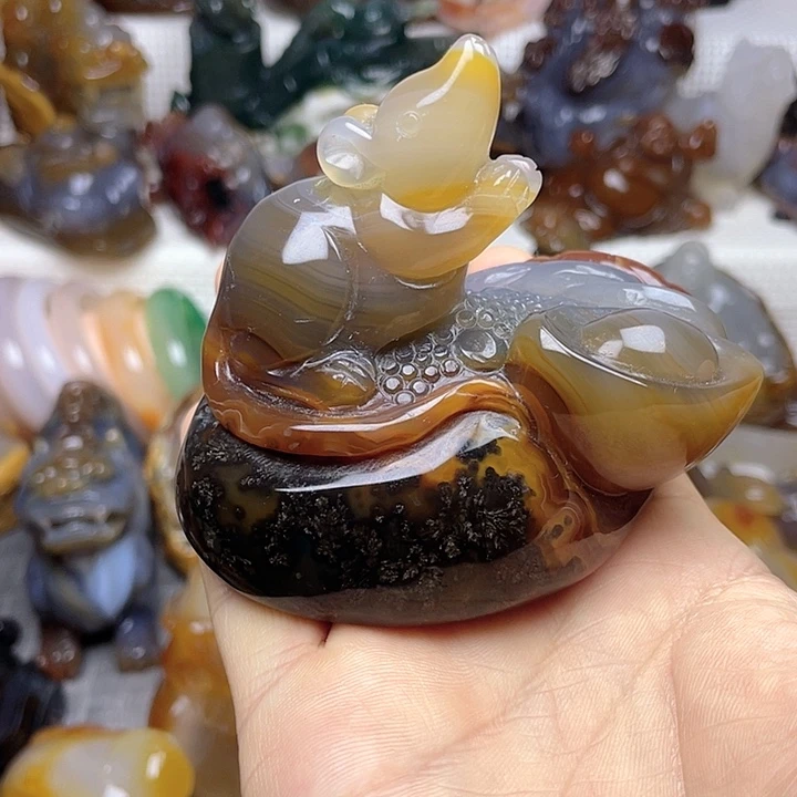 玛瑙/玉髓饰品未镶嵌郑*