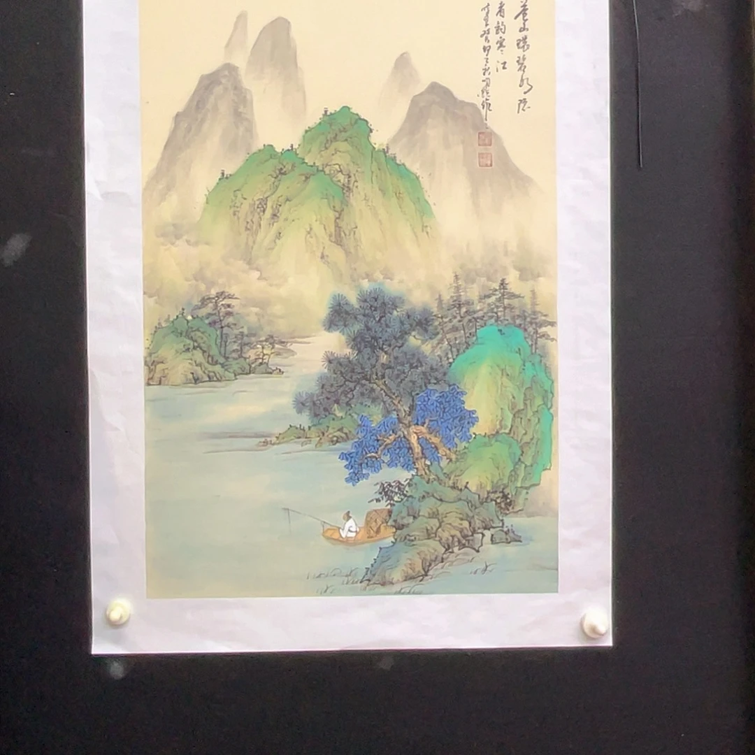 国画仿古山水，手绘精品