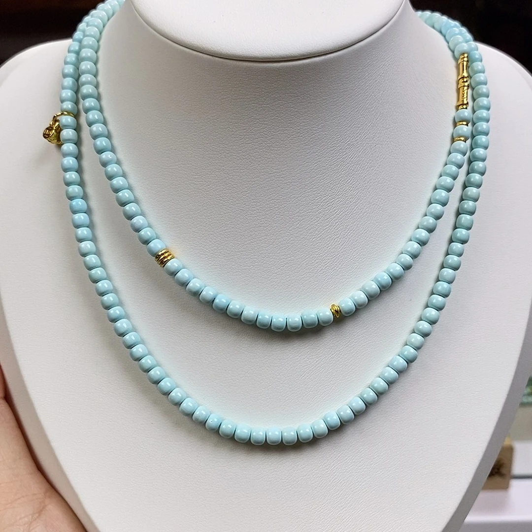 绿松石A16福利老型108卡4+银S925镀金镶嵌