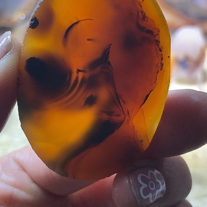 玛瑙/玉髓合金颈饰