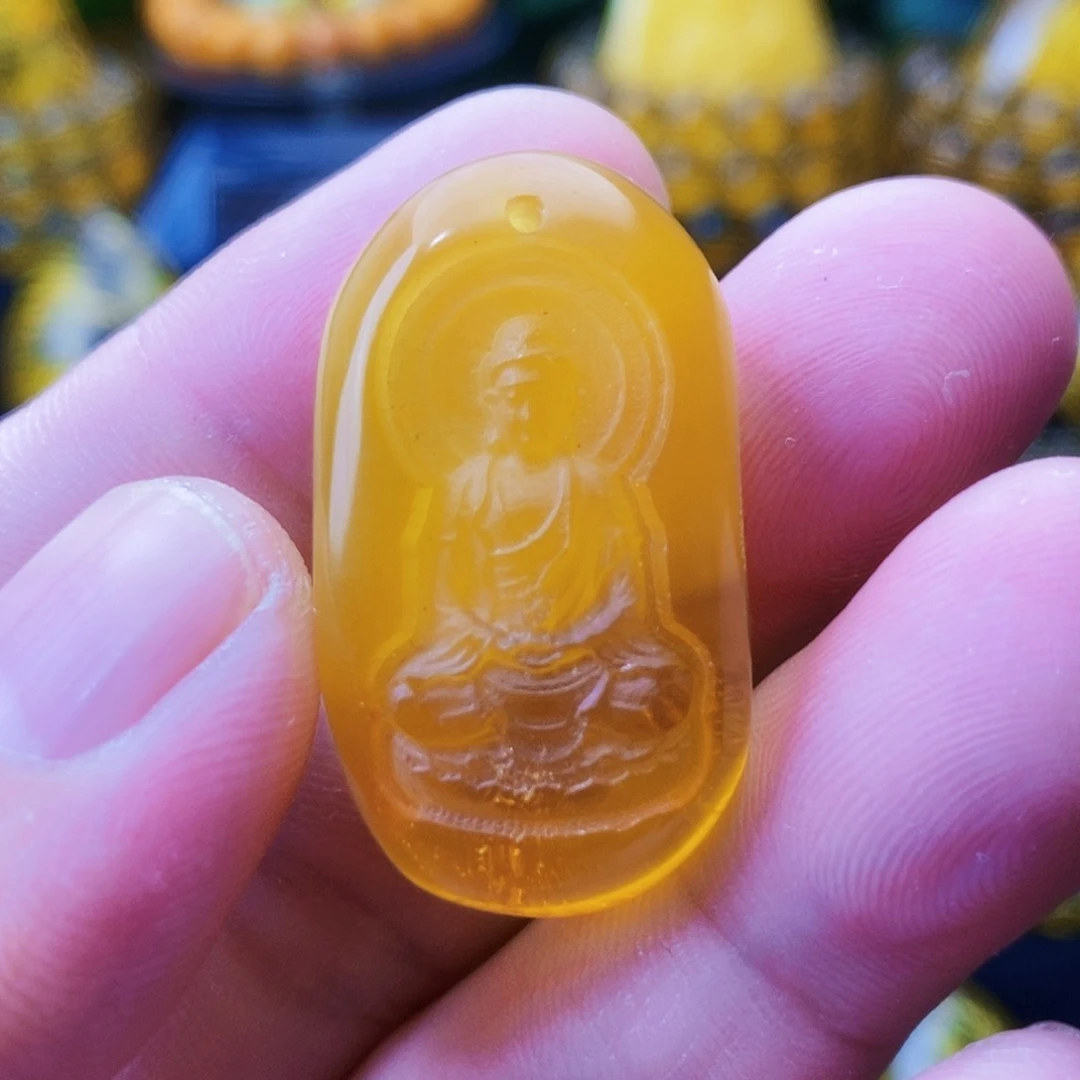【闪购商品】未镶嵌吊坠(不含链)金珀