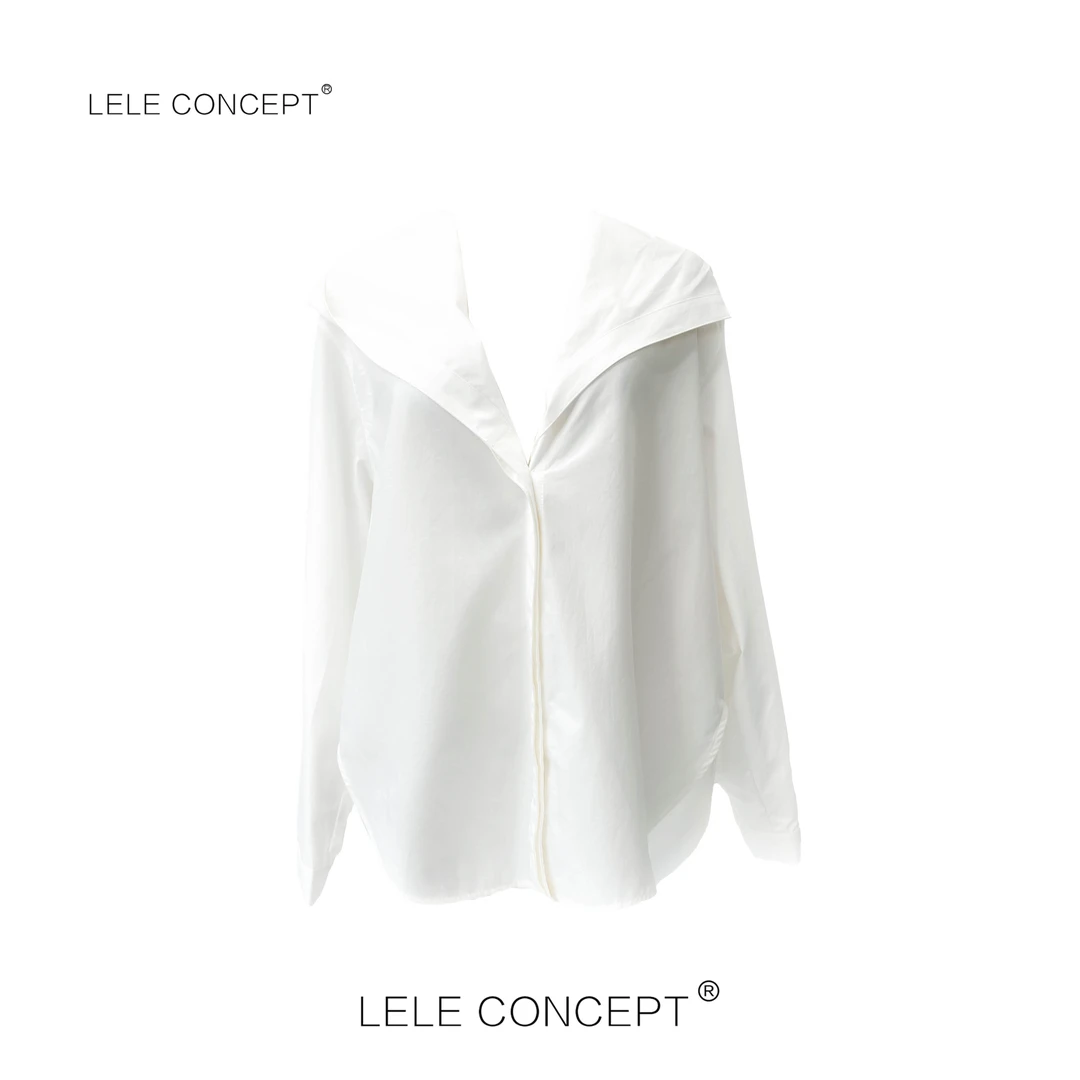 LELE CONCEPT｜「夭夭」 时尚简约大气净色连帽外套Y0560