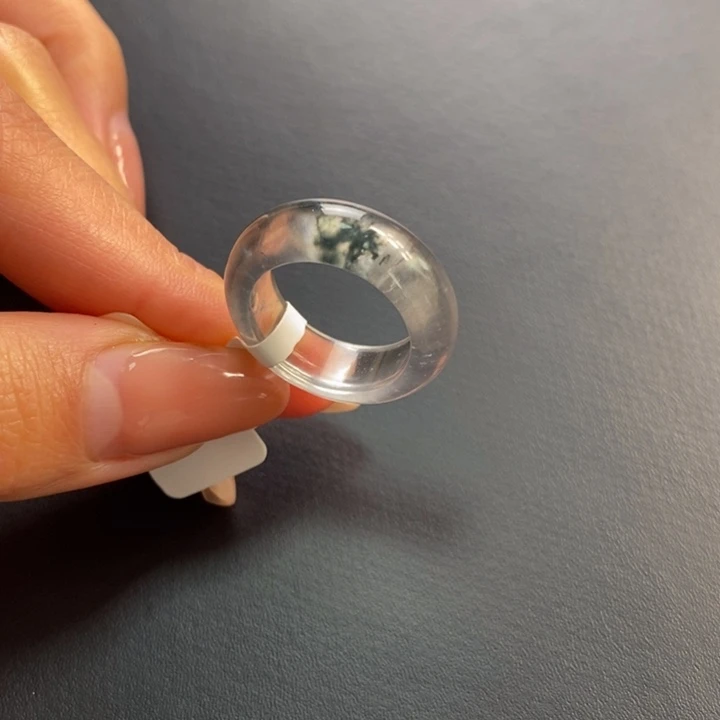 石英质玉戒指未镶嵌一*天然