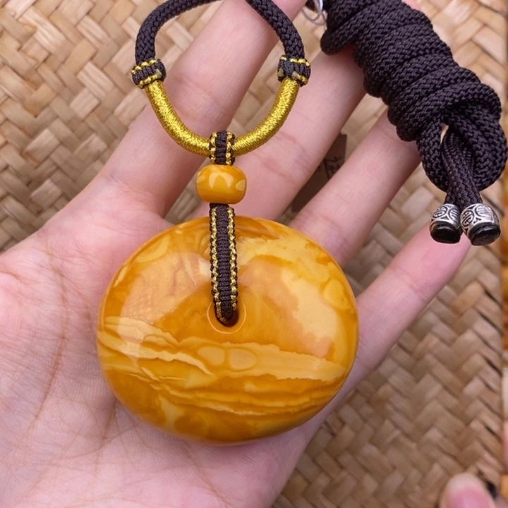 琥珀未镶嵌裸石蜜蜡M