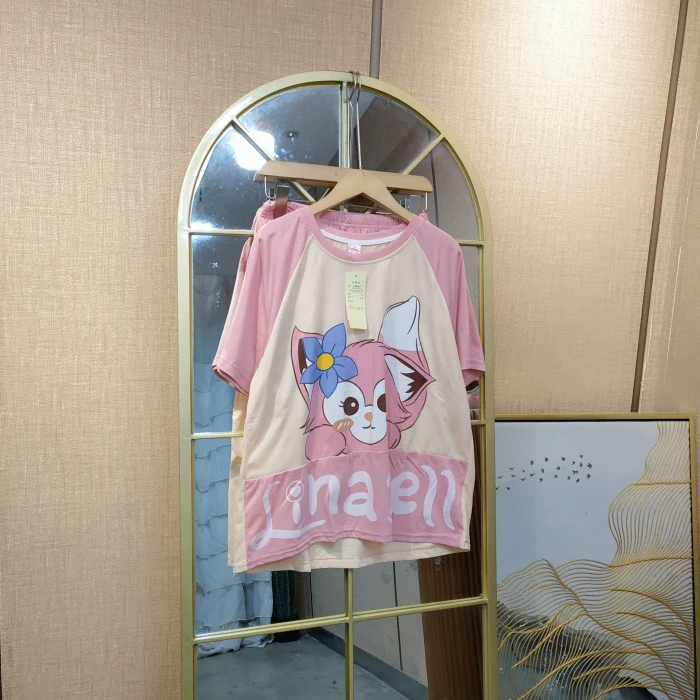 EV141孕妇粉色家居服套装M90-110L120XL130XXL140(产后）