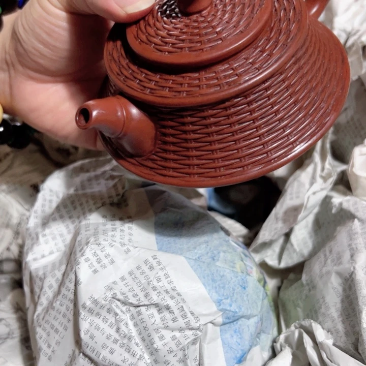 茶壶紫砂紫砂壶收藏起来了！