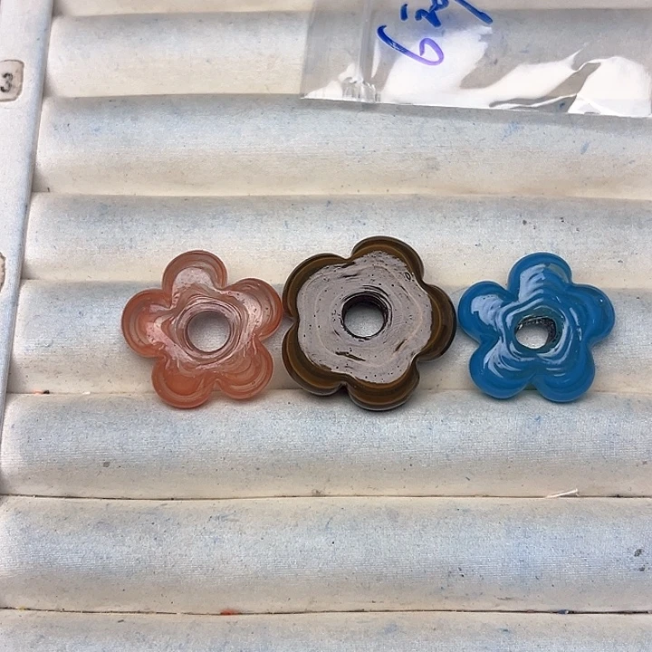 颈饰琉璃尼泊尔琉璃花6.5米三个