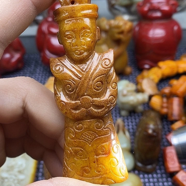 未镶嵌蛇纹石玉颈饰