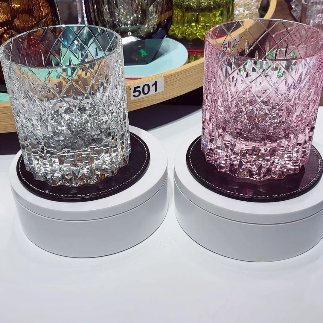 ****卡水晶玻璃平底款威士忌