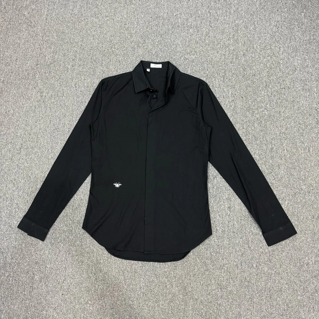 99新 DIOR/迪奥 16374453 黑色小蜜蜂长袖衬衫 40码99新